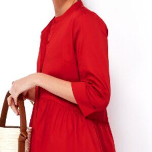 Tuckernuck - Brand New With Tags - Fiery Red Mini Royal Shirt Dress - Large